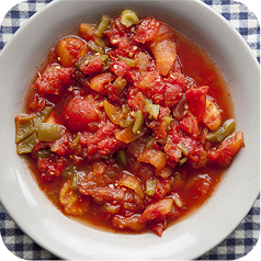 Okra, Stewed Tomatoes